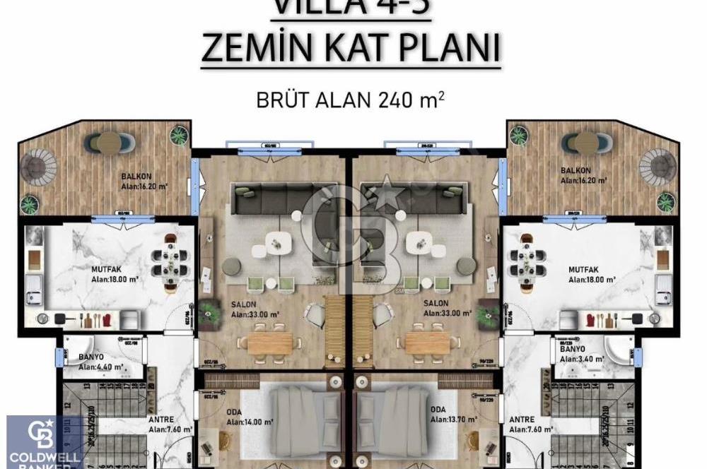 Başiskele Merkezi Konumda Ultra Lüks 4+1 Villa