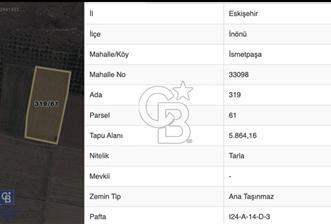 ESKİŞEHİR İNÖNÜ SATILIK TARLA - 4 - 344874