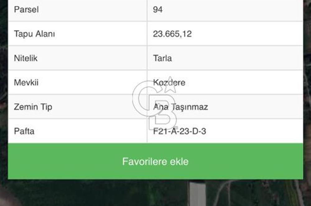 ARNAVUTKÖY BOYALIK mah. SATILIK 23.665m2 KONUT İMARLI ARSA