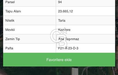 ARNAVUTKÖY BOYALIK mah. SATILIK 23.665m2 KONUT İMARLI ARSA