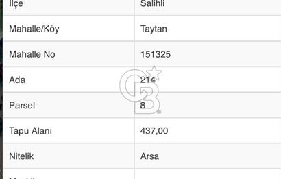 Manisa Salihli Merkeze Yakın Kaçırılmayacak İmarlı Satılık Arsa