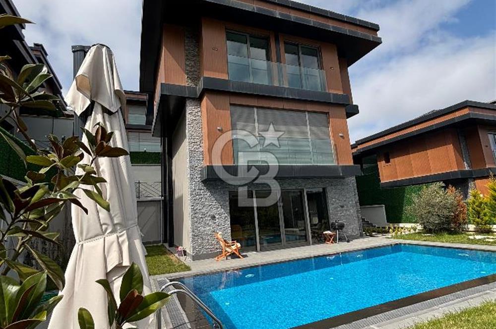  LOTUS EVLERİ'NDE ÖZEL TASARIM HAVUZLU, EŞYALI LÜKS VİLLA