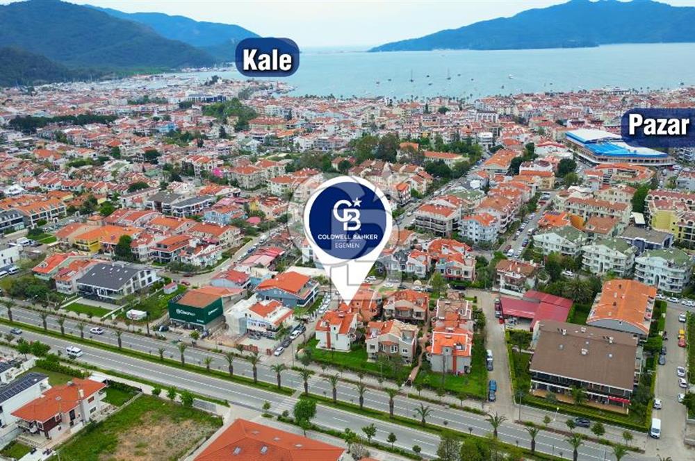 MARMARİS'TE ŞEHRİN MERKEZİNDE 4+1 UYGUN FİYATLI SATILIK VİLLA