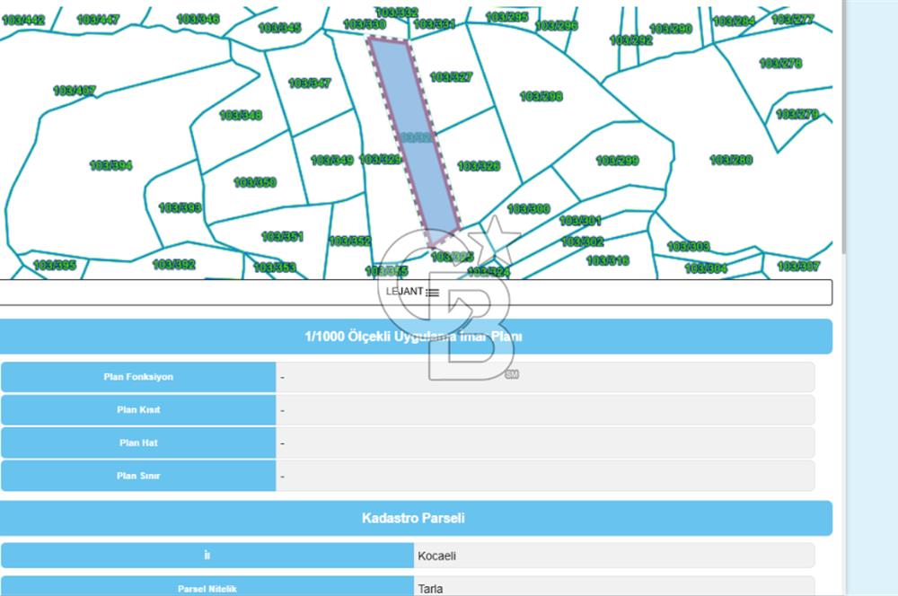 KOCAELİ KANDIRA ELMACIK KÖYÜ 4279 M2 OSBYE YAKIN SATILIK TARLA