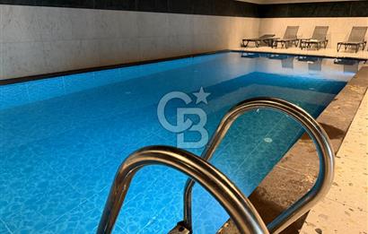 Aydemir Suitte Çift Klimalı Havuzlu ve Sosyal Donatılı Lüks 1+1