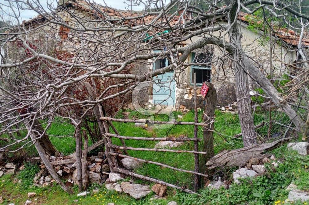 BURHANİYE SARILAR & DAMLALI MAHALLESİNDE KÖY İÇİ TAŞ EV VE ARSA