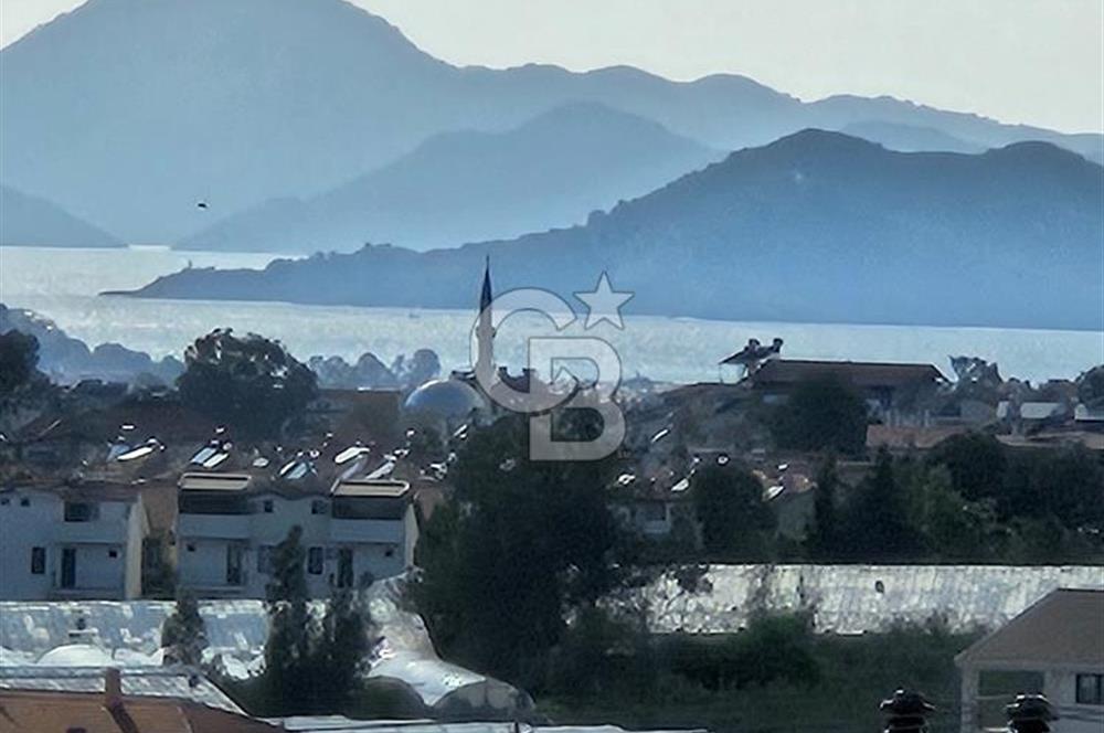 Fethiye Karaçulha'da Deniz Manzaralı 4+1 Çatı Dubleks