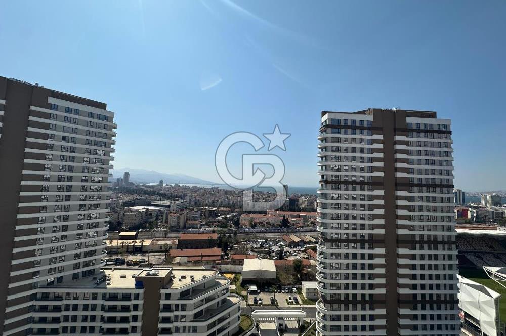 Evora İzmir`de Deniz ve Peyzaj Manzaralı 2+1 Kiralık Daire