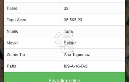 YUKARIYURTÇU' DA SATILIK YATIRIMLIK İMARA SINIR SATILIK TARLA