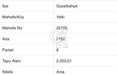 YELKİ ODTÜ KOLEJİ YAKINI SATILIK VİLLA ARSASI