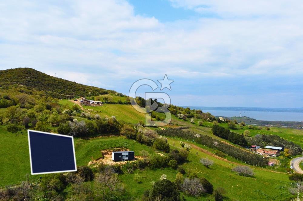Çanakkale Lapseki'de Doğa ve Deniz Manzaralı 444m² İmarlı Arsa