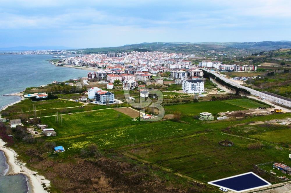 Çanakkale Lapseki'de Denize Sıfır 386m² Villa İmarlı Köşe Arsa