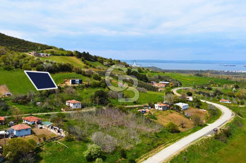 Çanakkale Lapseki'de Doğa ve Deniz Manzaralı 444m² İmarlı Arsa