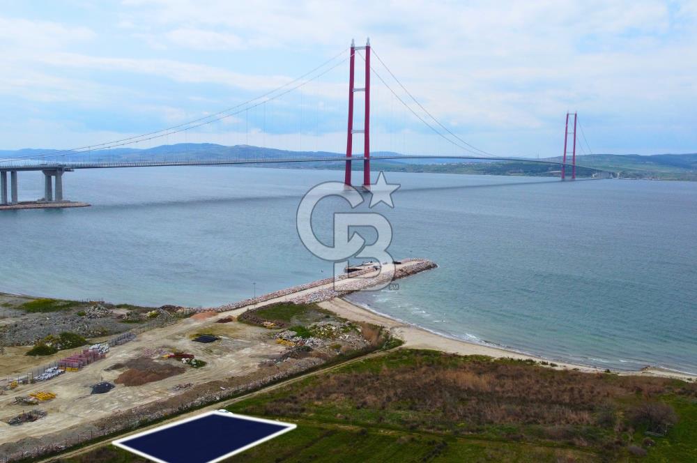 Çanakkale Lapseki'de Denize Sıfır 386m² Villa İmarlı Köşe Arsa