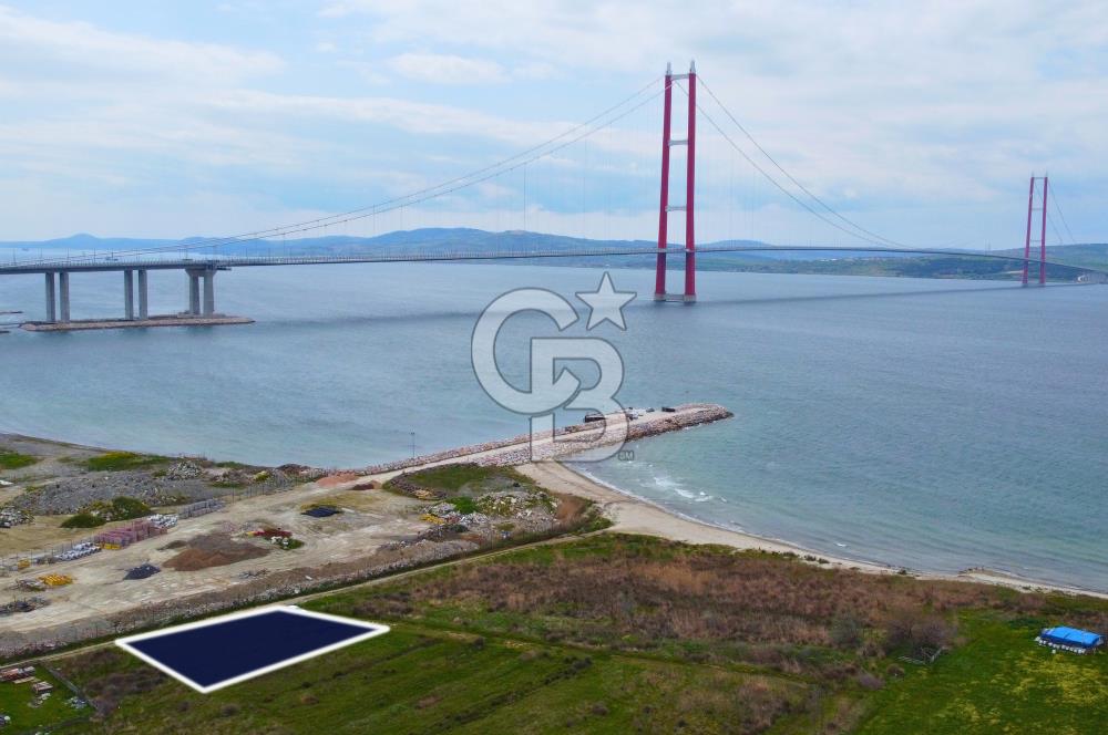 Çanakkale Lapseki'de Denize Sıfır 386m² Villa İmarlı Köşe Arsa