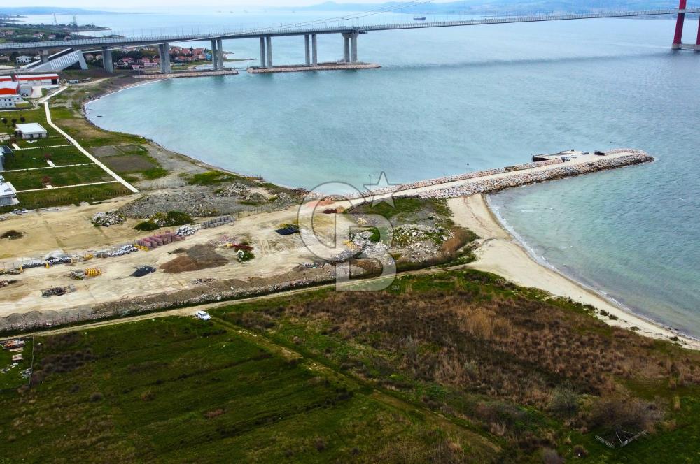 Çanakkale Lapseki'de Denize Sıfır 386m² Villa İmarlı Köşe Arsa
