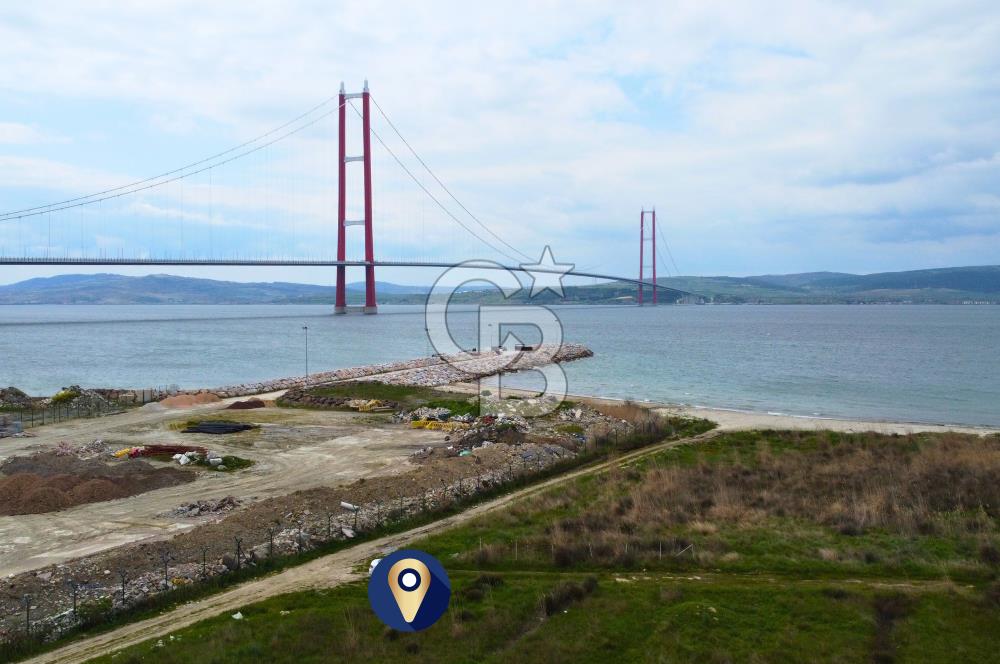 Çanakkale Lapseki'de Denize Sıfır 386m² Villa İmarlı Köşe Arsa