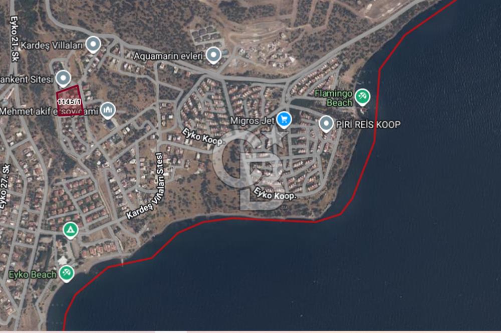 ÇANDARLI EYKO SİTESİ'NDE TADİLATLI DUBLEKS VİLLA