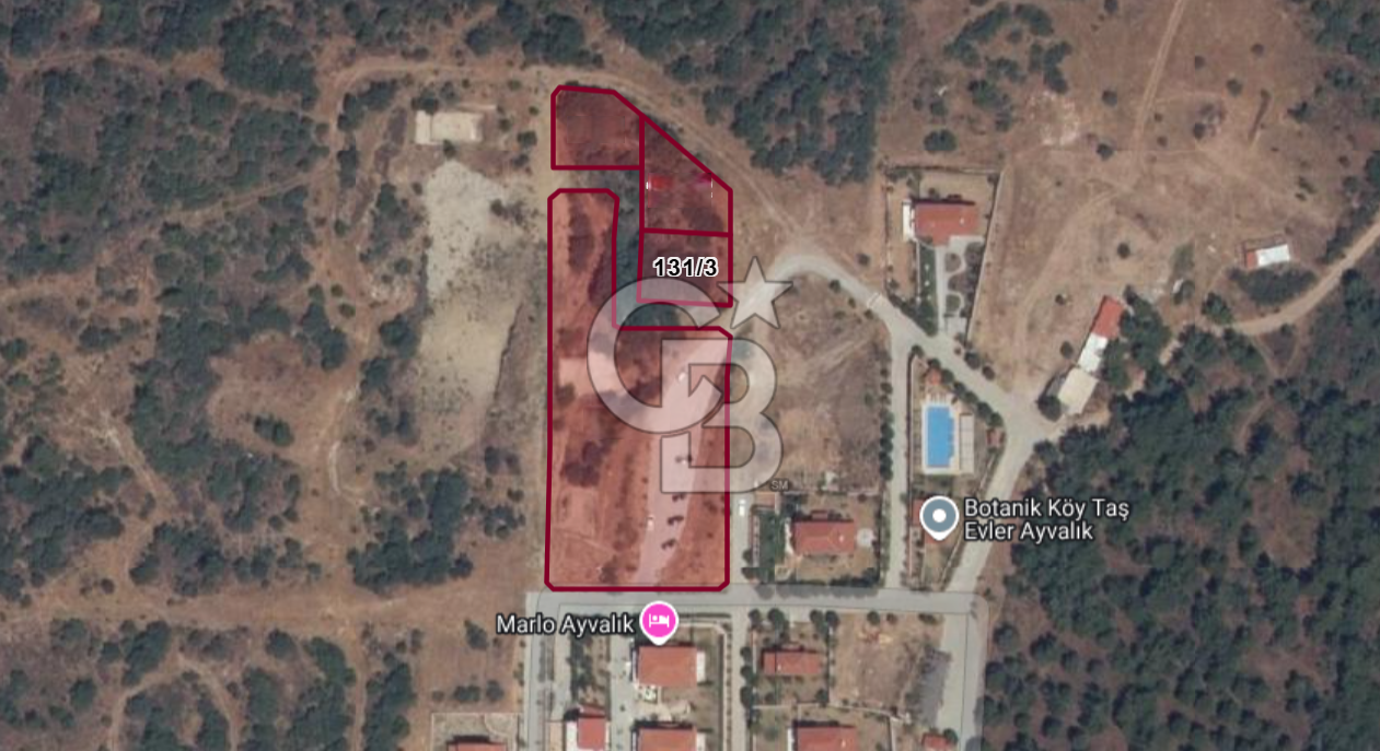 Ayvalık Tıfıllarda Marlo Hotel Yanı 505 m² Villa İmarlı Arsa