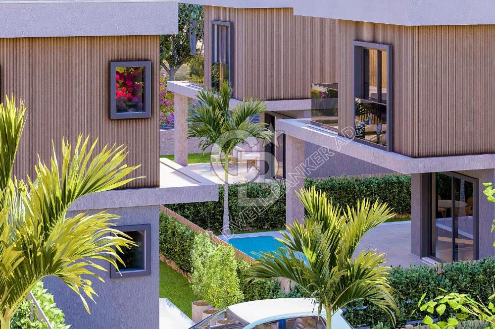 Kuşadası Güzelçamlıda Havuzlu Sitede Satılık 3+1 Villa