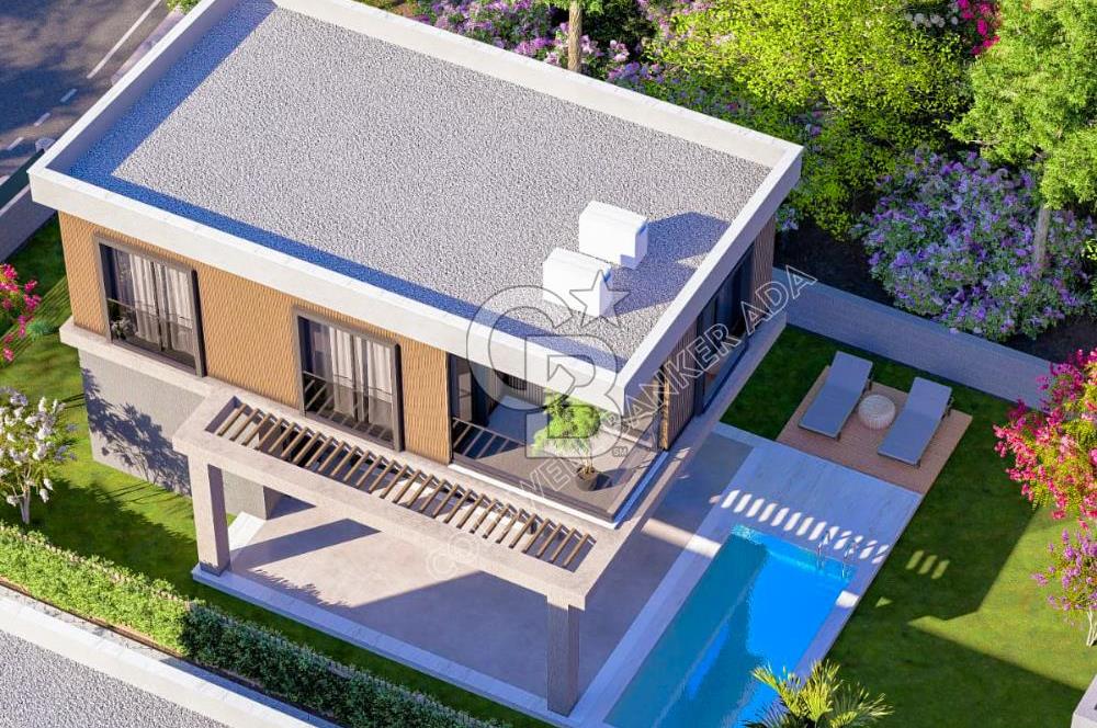 Kuşadası Güzelçamlıda Havuzlu Sitede Satılık 3+1 Villa