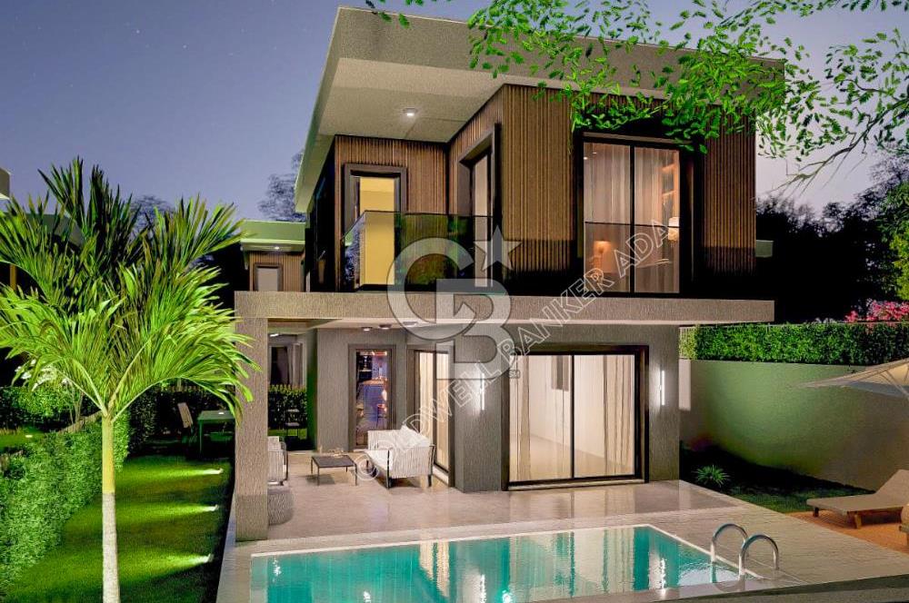 Kuşadası Güzelçamlıda Havuzlu Sitede Satılık 3+1 Villa