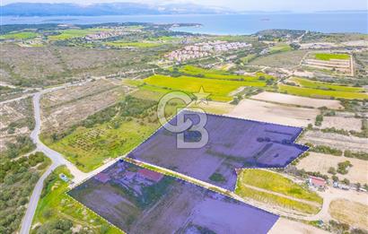 Çeşme Altınkum'da Deniz Manzaralı Tarla