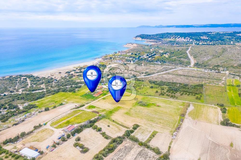 Çeşme Altınkum'da Deniz Manzaralı Tarla
