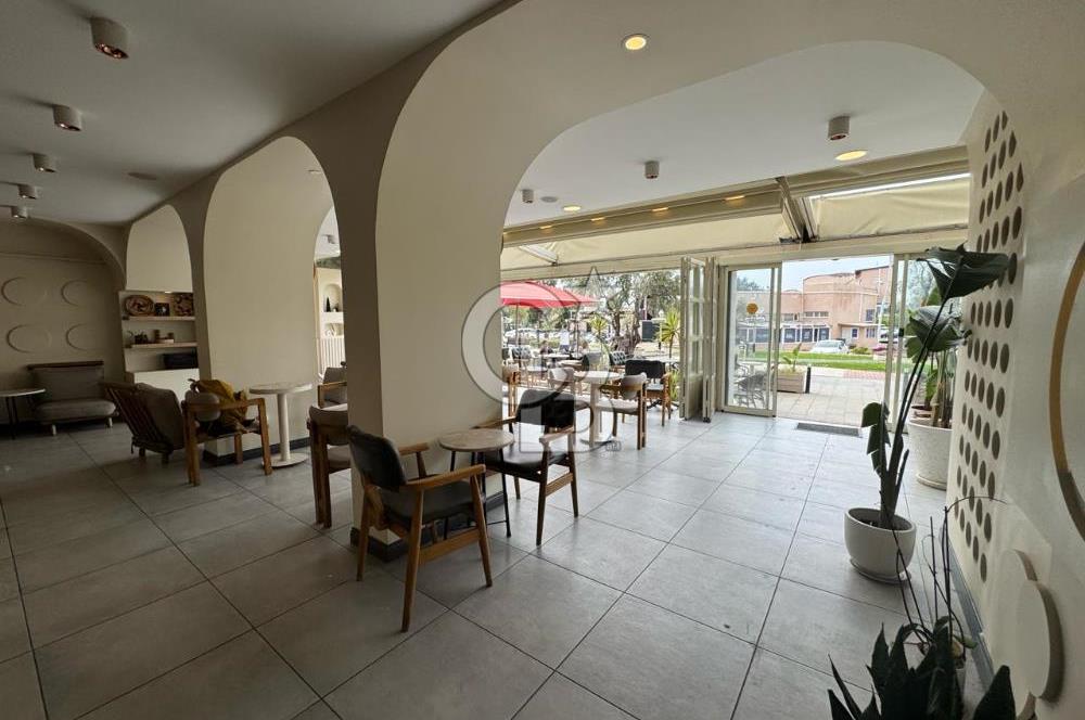 ALİAĞA ZEYTİNLİ PARK CAFELER SOKAĞINDA DEVREN KİRALIK CAFE