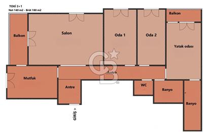 CB LİKA'DAN YENİCUMA TOKİ'DE SATILIK 3+1 DAİRE