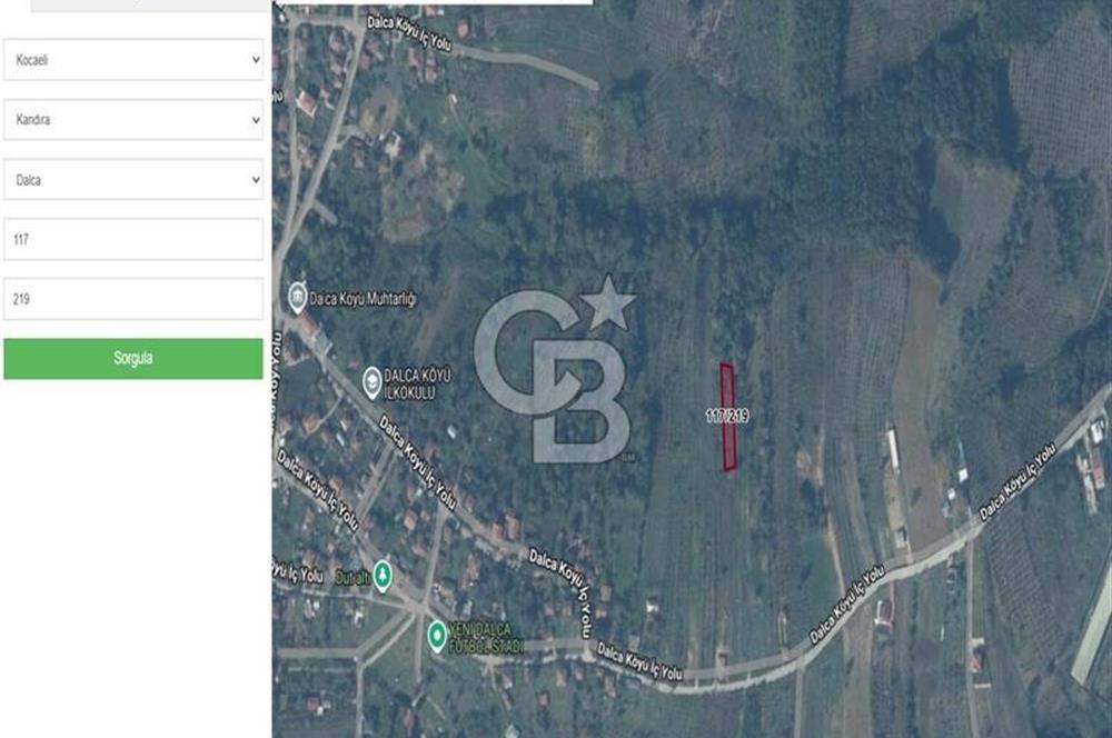 KANDIRA DALCA'DA SATILIK 950 M2 YATIRIMLIK FIRSAT ARAZİ