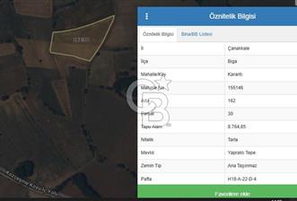 ÇANAKKALE BİGA'DA YOLA CEPHELİ 8764 M2 SATILIK HESAPLI TARLA - 3 - 345254