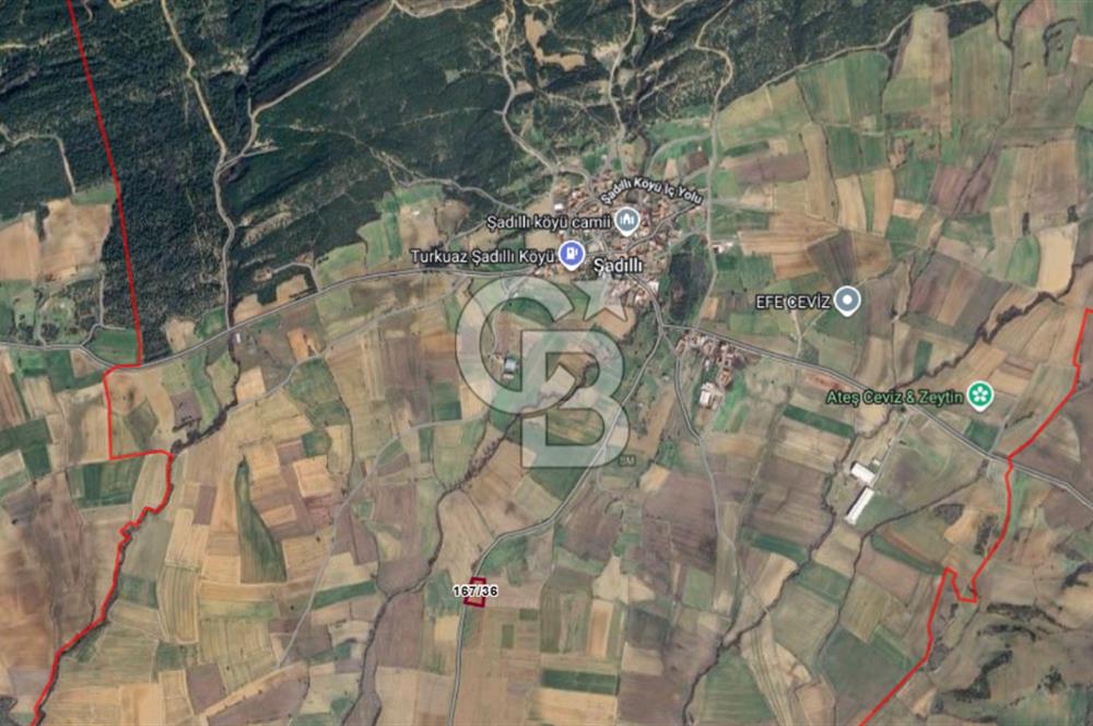 GELİBOLU ŞADILLI (SAROS KÖRFEZİ) KÖY YOLUNA CEPHE DENİZ MANZARALI SATILIK CAZİP TARLA