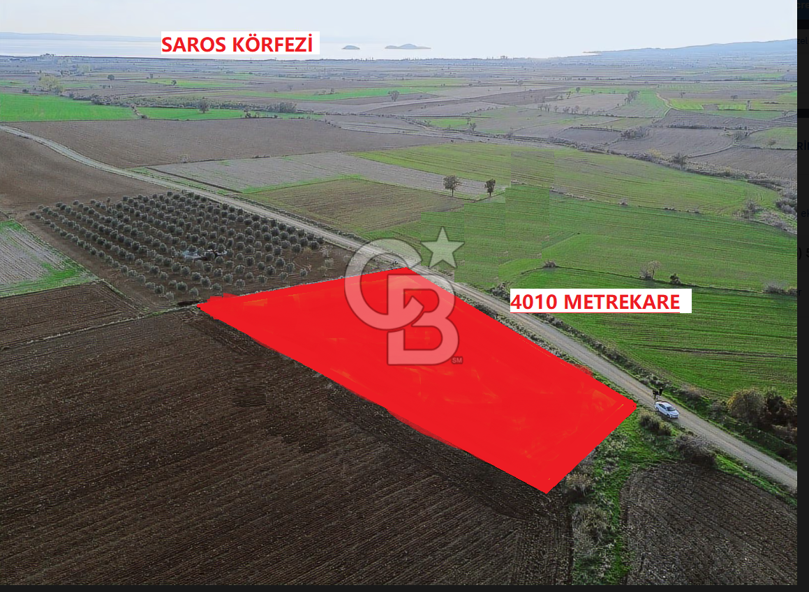 GELİBOLU ŞADILLI (SAROS KÖRFEZİ) KÖY YOLUNA CEPHE DENİZ MANZARALI SATILIK CAZİP TARLA