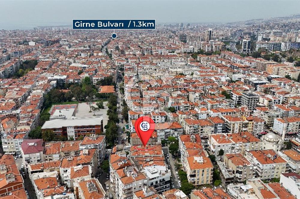 Karşıyaka Alaybey'de Satılık Güney Cephe 3+1 Daire