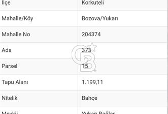 KORKUTELİ BOZOVA YOLÜSTÜ BAHÇE - 10 - 345335