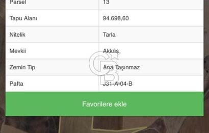 Kırşehir Kaman Gökeşme’de 161.814 m² Toplu Satılık Tarla 