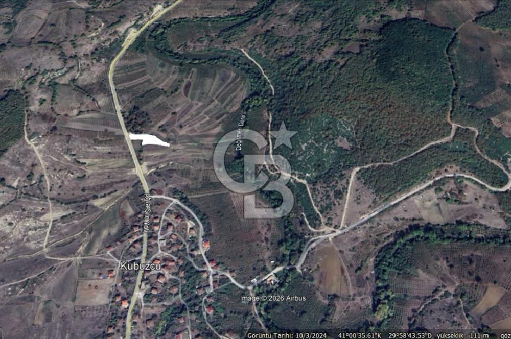 KANDIRA KUBUZCU, 2.555M2, MÜSTAKİL, YOLA CEPHE, KÖYİÇİ ARAZİ