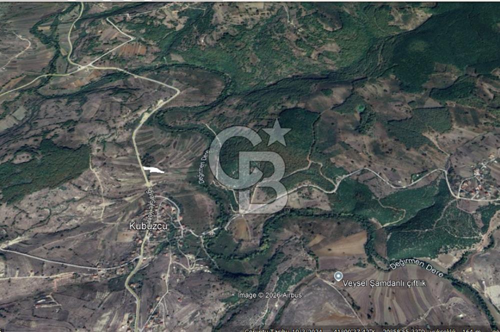 KANDIRA KUBUZCU, 2.555M2, MÜSTAKİL, YOLA CEPHE, KÖYİÇİ ARAZİ