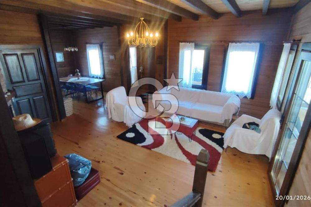 TEMELLİ OLUKPINAR BOTANİKKÖY SATILIK (4+2) AHŞAP VİLLA