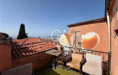 Ayvalık İsmetpaşa Teraslı Deniz Manzaralı Rum Taş Ev