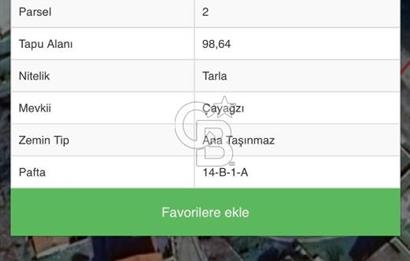 DENİZE YAKIN 2 PARSEL SATILIK YATIRIMLIK TARLA ÇANAKKALE LAPSEKİ