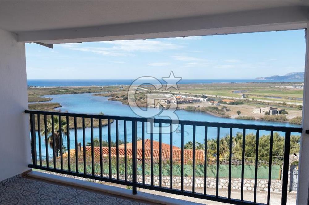 DALAMAN ESKADA DENİZ VE GÖL MANZARALI SATILIK LÜKS VİLLA