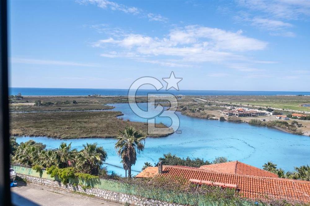 DALAMAN ESKADA DENİZ VE GÖL MANZARALI SATILIK LÜKS VİLLA