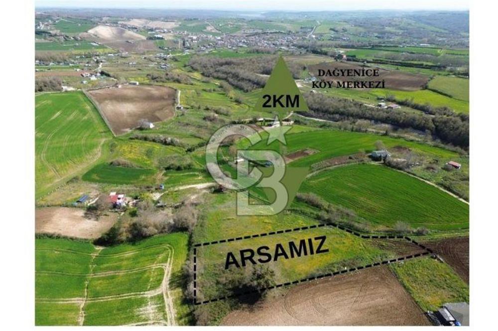 ÇATALCA DAĞYENİCEDE 3512 m2 SATILIK ARSA