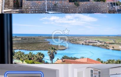 DALAMAN ESKADA DENİZ VE GÖL MANZARALI SATILIK LÜKS VİLLA