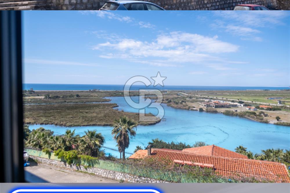 DALAMAN ESKADA DENİZ VE GÖL MANZARALI SATILIK LÜKS VİLLA