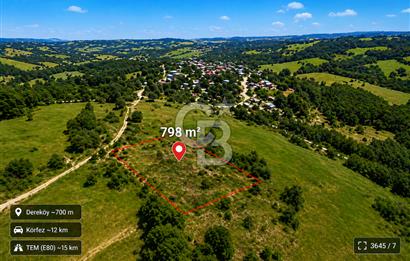 KÖRFEZ DEREKÖY’DE YOLA YAKIN 798 m² SATILIK ARSA | DOĞA İÇİNDE YATIRIM