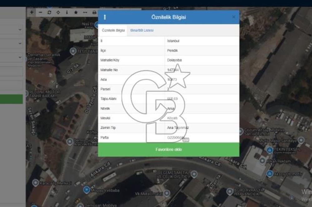 Yatırımlık Sanayi Arsası Dolayoba 