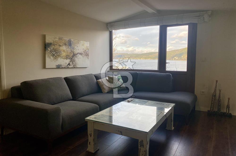 Sarıyer Rumeli Kavağı'nda Full Eşyalı Boğaz Manzaralı 1+1 Kiralık Daire